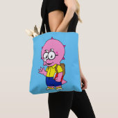 Tricératops Nerd Avec Sac À Dos Et Manuel. (De près)