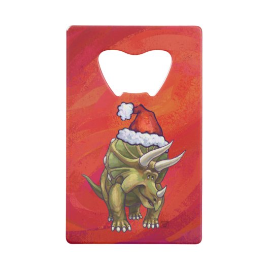 Tricératops Noël En Rouge (Devant)