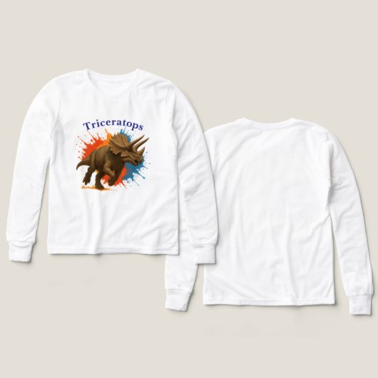 Tricératops Power (Motif Recto et Verso)