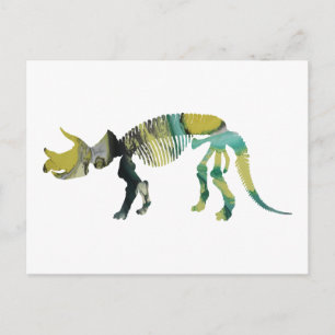 Triceratops prorsus skeleton briefkaart