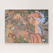 Triceratops-puzzel Legpuzzel (Horizontaal)