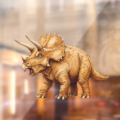 Triceratops Raamsticker (Vel 2)