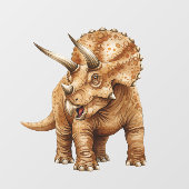 Triceratops Raamsticker (Vel)