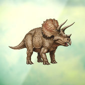 Triceratops Raamsticker (Vel 3)