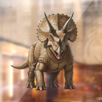 Triceratops Raamsticker