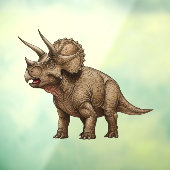 Triceratops Raamsticker (Vel 3)