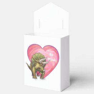 Triceratops Red Rose Heart Bedankdoosjes