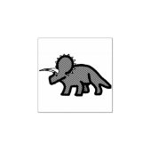 Triceratops  	rubberstempel (Afrduk)