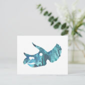 Triceratops Skull Art Briefkaart (Staand voorkant)