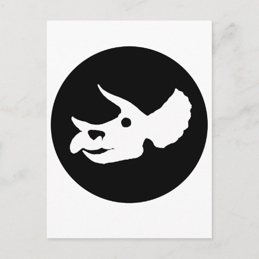 Triceratops Skull Briefkaart (Voorkant)
