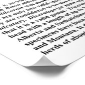 Triceratops skulls poster (Hoek)