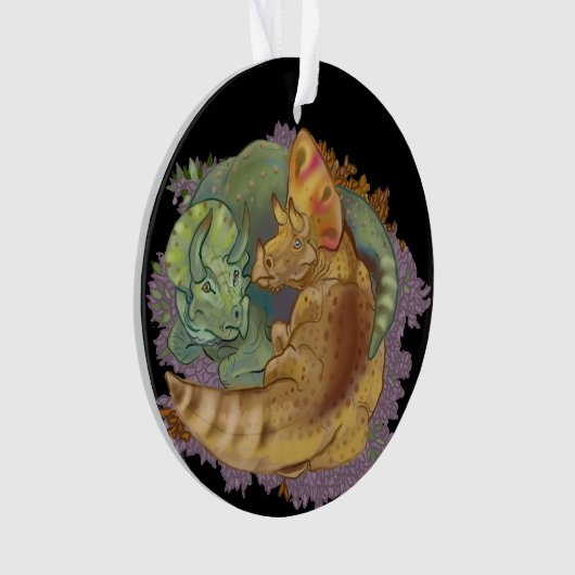 Triceratops Snuggles Ornament (voorkant)