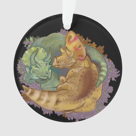 Triceratops Snuggles Ornament (voorkant)