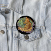 Triceratops Snuggles Ronde Button 7,6 Cm (In situ)