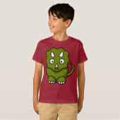 Triceratops T-shirt (Voorkant volledig)