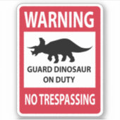 Triceratops (Triceratops) Sticker (Voorkant)