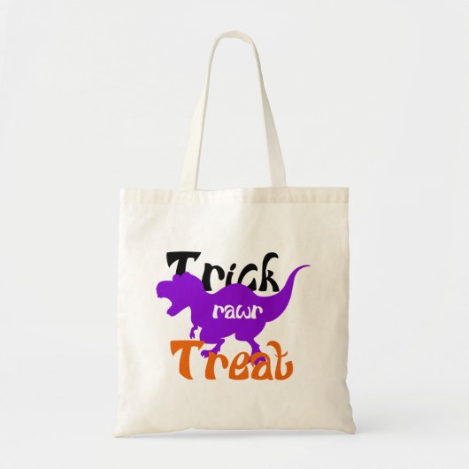 Trick Dinosaur mignon ou Sac fourre-tout d'Hallowe (Devant)