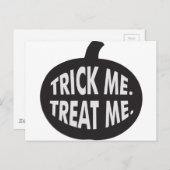 Trick me behandel me B/W Briefkaart (Voorkant / Achterkant)