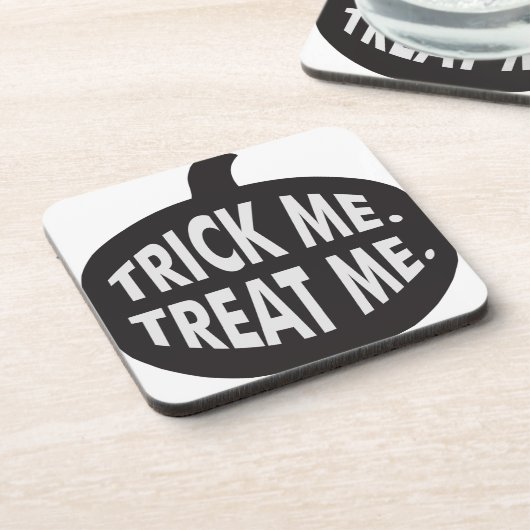 Trick me behandel me B/W Onderzetter (Linkerzijde)