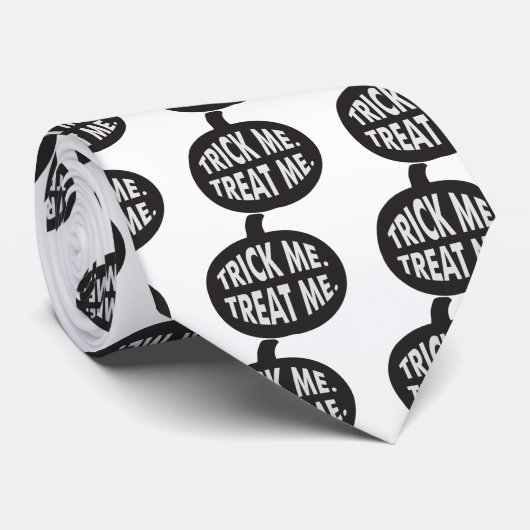 Trick me behandel me B/W Stropdas (Opgerold)