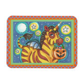 TRICK- OF BEHANDELINGSBBT-ZEBRA, KUSTHALLOEEN MAGNEET (Horizontaal)