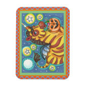 TRICK- OF BEHANDELINGSBBT-ZEBRA, KUSTHALLOEEN MAGNEET (Verticaal)