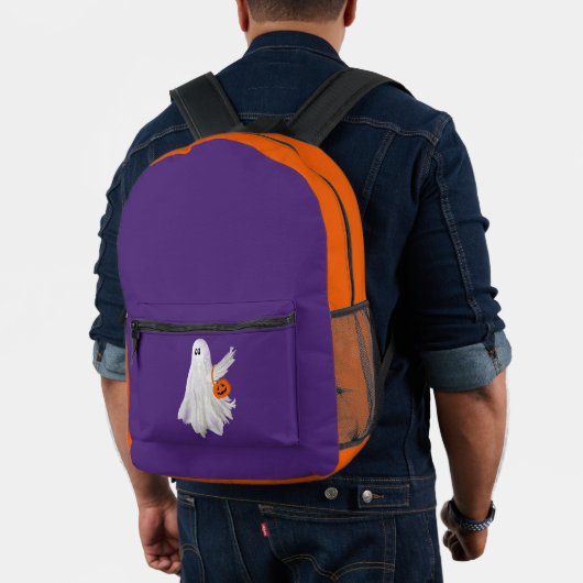 Trick of het behandelen van spook met pompoen Snoe Bedrukte Rugzak (Insitu (model))