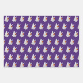 Trick of het behandelen van spook met pompoen Snoe Inpakpapier Vel (Voorkant)