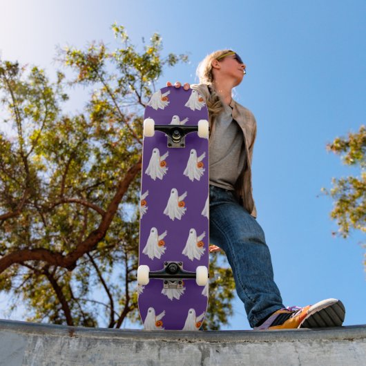 Trick of het behandelen van spook met pompoen Snoe Skateboard (Buiten 1)