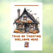 Trick of het behandelen van welkom hier banner raamsticker (Vel 3)