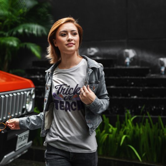 Trick of Teach Halloween T-shirt