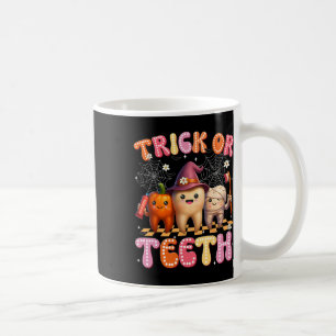 Trick of Teeth Crew tandheelkundige Halloween kost Koffiemok