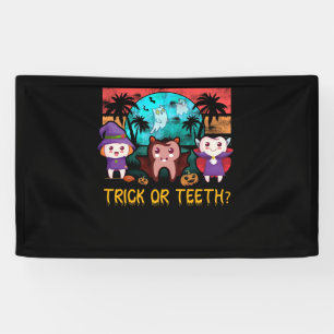 Trick of Teeth Dentist Halloween Costume Dental Spandoek