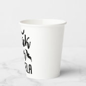 Trick of tequila grappige halloween drankje papieren bekers (Links)