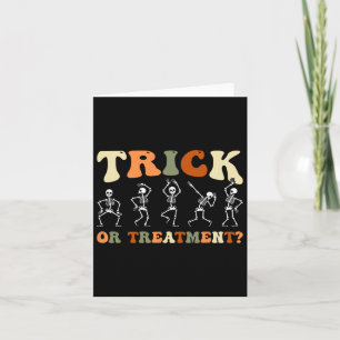 Trick of Treatment Fysiotherapie bij Halloween S Kaart