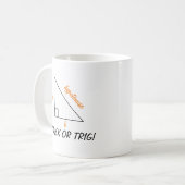 Trick of Trig Wiskunde Halloween Personalized Teac Koffiemok (Voorkant links)