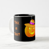 Trick ofTreat Halloween Mok (Voorkant links)