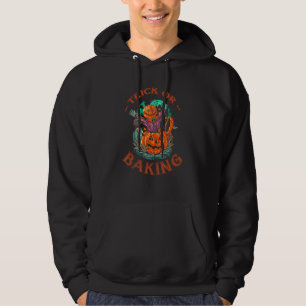 Trick Or Bakken Halloween Bakker Enge Gebak Chef Hoodie