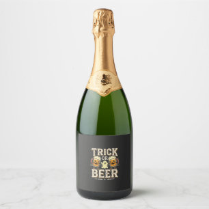 Trick or Beer Halloween Bier Design_1 Sparkling Wijnetiket