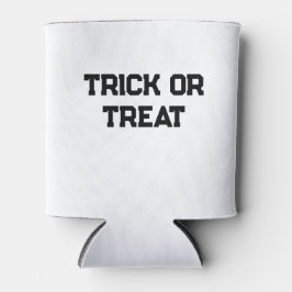 Trick or. Behandel Halloween spookachtige zwarte e Blikjeskoeler