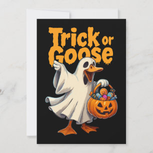 Trick or Gans Halloween Gans Kaart