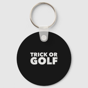 Trick Or Golf Funny Halloween Sleutelhanger