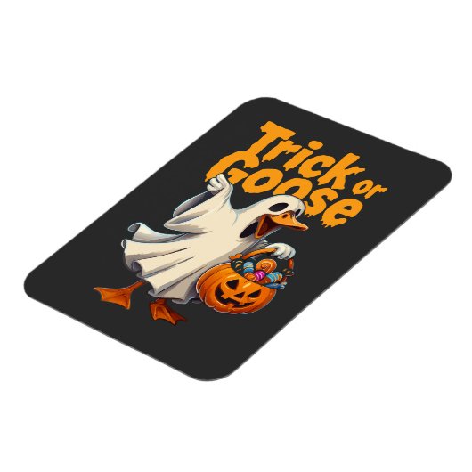 Trick or Goose Halloween Goose Magneet (Linkerzijde)