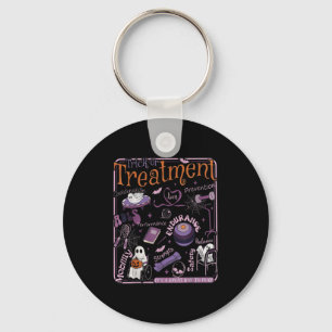Trick or PT Fysiotherapie Therast Halloween Sleutelhanger