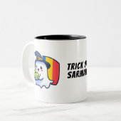 Trick or sarmale - Roemeense Diaspora spook Mok (Voorkant links)