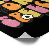 Trick or Speech Groovy Halloween Speech Pathologie Poster (Hoek)