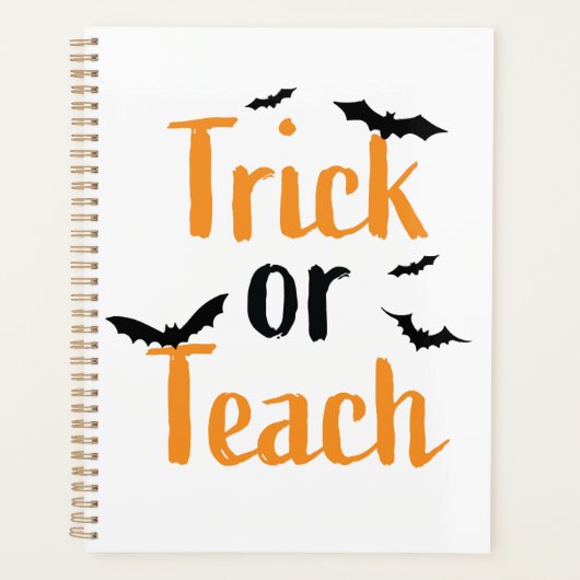 Trick or teach- design Halloween (Devant)