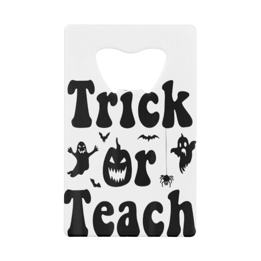 Trick Or Teach Funny Rainbow Halloween Teacher (Devant)