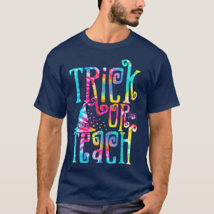 Trick or Teach Halloween School Classroom Herfst o T-shirt