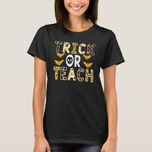 Trick or Teach leraar Halloween Costume 2 T-shirt
